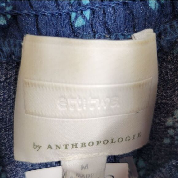 Ett:Twa by Anthropologie Blue Floral Romper - Picture 2 of 4